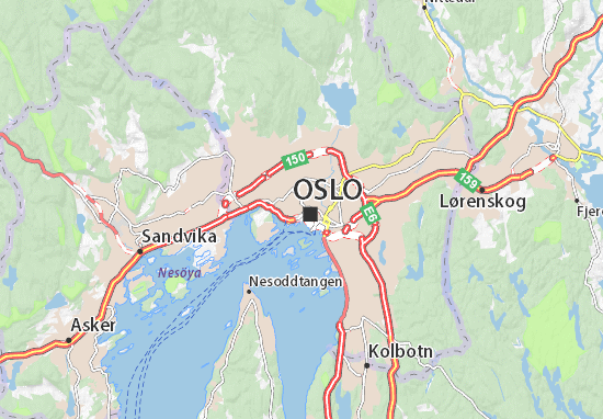 Carte-Plan Oslo
