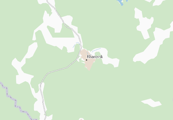 Kaart Plattegrond Kharovsk