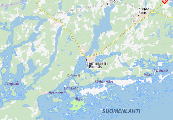 Karte Stadtplan Tammisaari