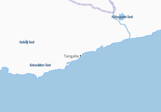 Karte Stadtplan Tangalla