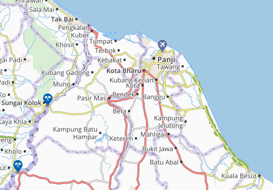 Pendek Map