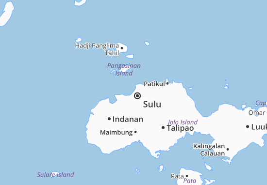 Karte Stadtplan Sulu