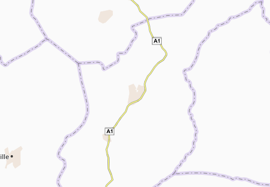Adzopé Map