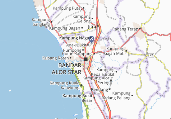 Alor Setar Map  Detailed maps  for the city of Alor  Setar    Alor Setar Map  Detailed maps  for the city of Alor  Setar