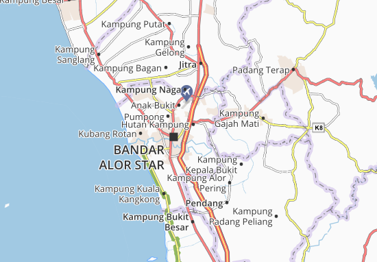 Alor Malai Map