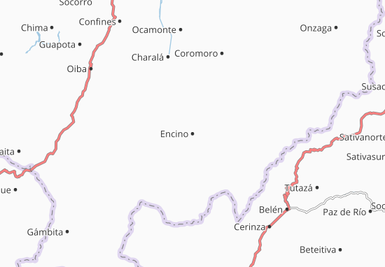 Karte Stadtplan Encino