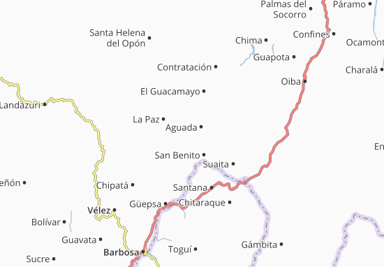 Karte Stadtplan Aguada