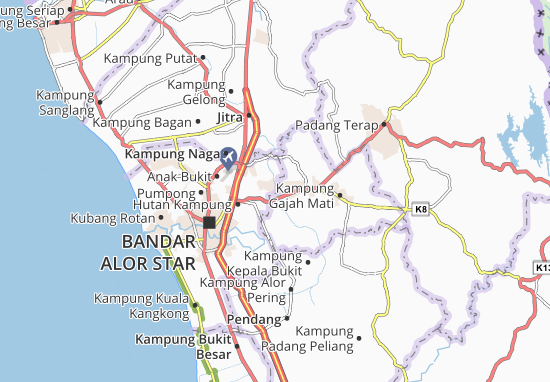 Carte-Plan Kampung Telaga Mas
