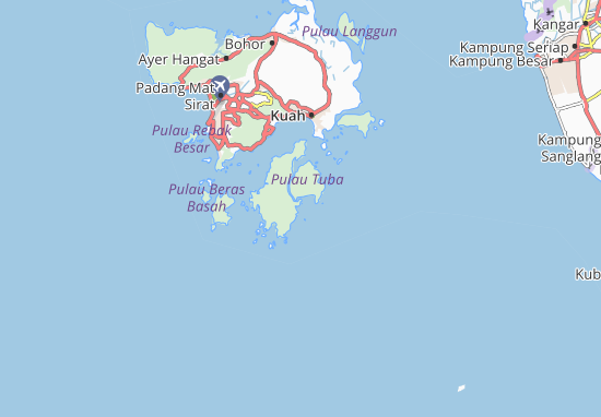 Pulau Tanjung Duyong Map