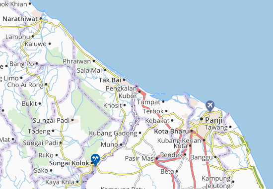 Karte Stadtplan Kampung Kedpir