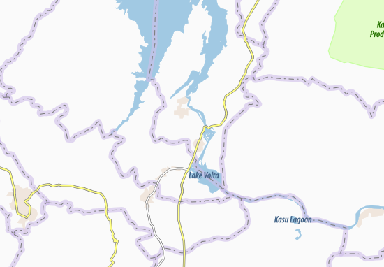 Karte Stadtplan Atimpoko