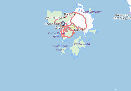 Karte Stadtplan Pulau Singa Kechil