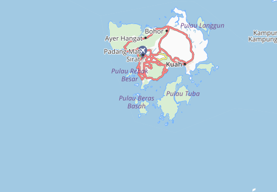 Karte Stadtplan Pulau Kentot Besar