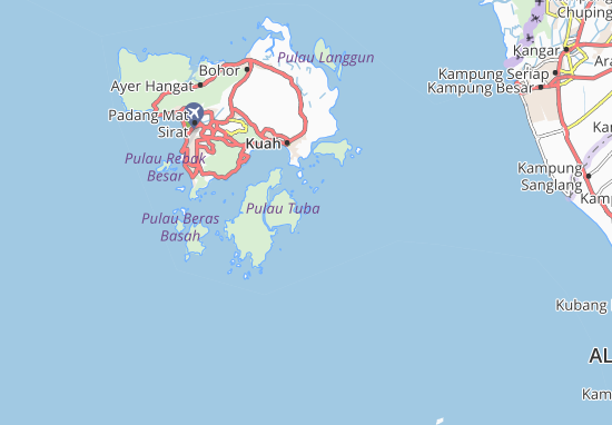 Pulau Nyor Setali Map