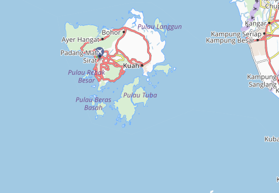 Mapa Pulau Tuba