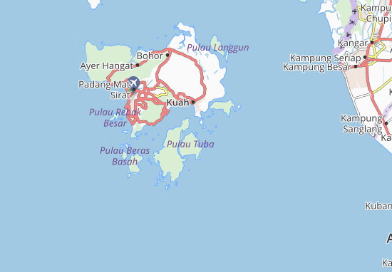 Karte Stadtplan Pulau Batu Pungah