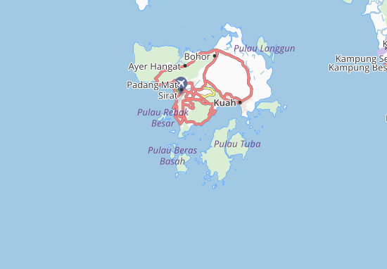 Kaart Plattegrond Pulau Lalang