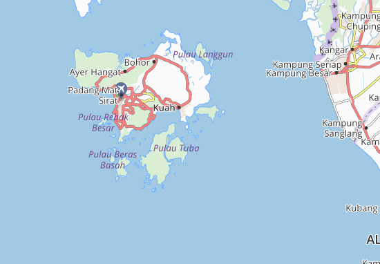 Karte Stadtplan Pulau Bumbon Kecil