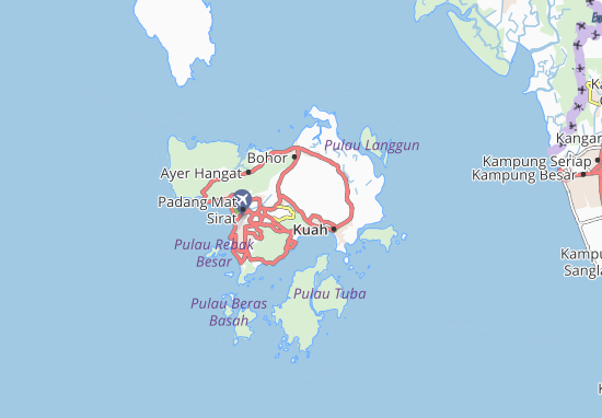 Karte Stadtplan Kampung Baru Ulu Melaka