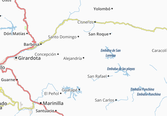 Alejandría Map