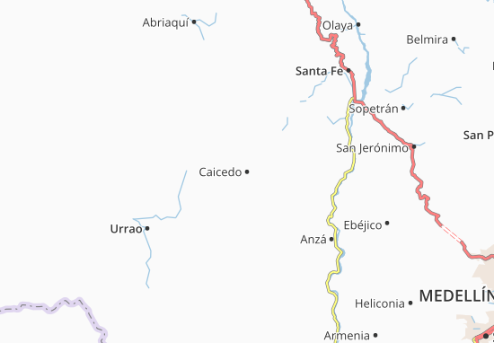 Mapa Caicedo