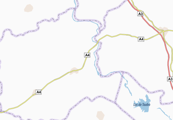 Kaart Plattegrond Zangué