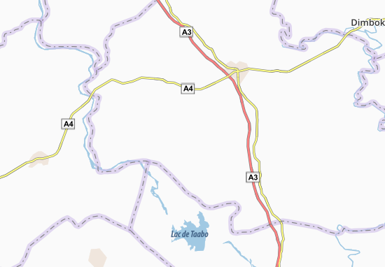 Karte Stadtplan Diékahou