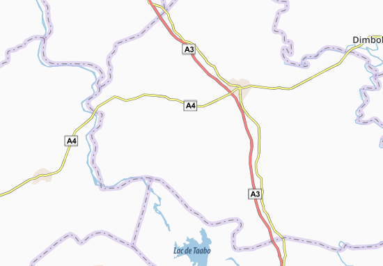 Karte Stadtplan Kotokouassikro