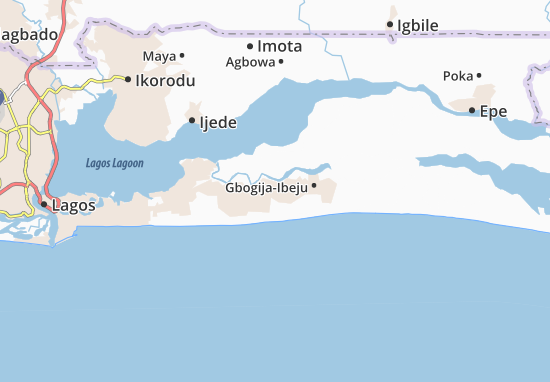 Karte Stadtplan Awoyaya