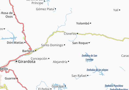 Karte Stadtplan Santo Domingo