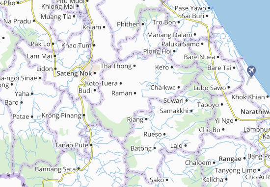 Karte Stadtplan Raman