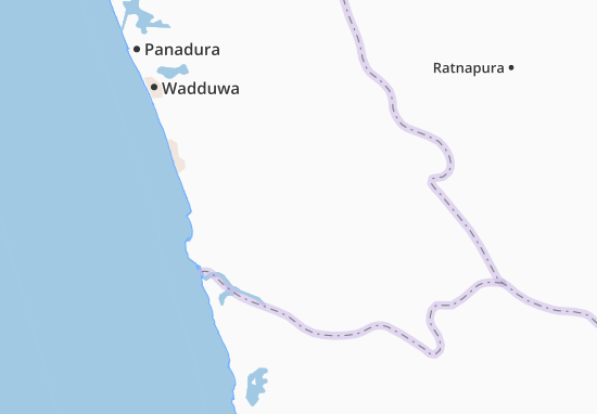 Karte Stadtplan Matugama