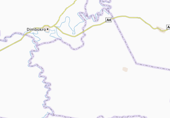 Karte Stadtplan Diangobo