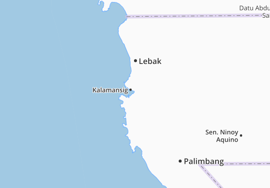 Karte Stadtplan Kalamansig