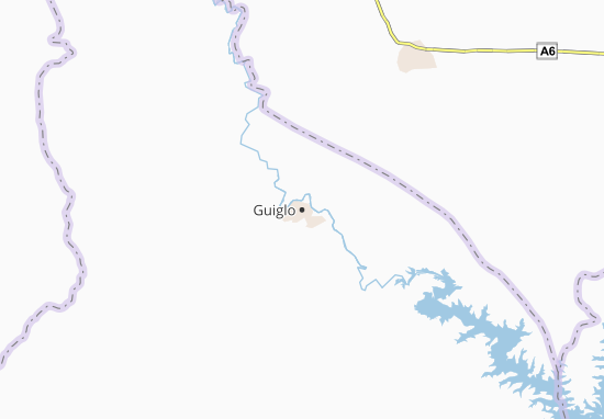 Karte Stadtplan Guiglo