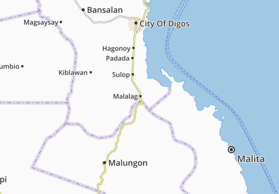 Malalag Map