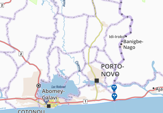 Mapa Plano Dangbo