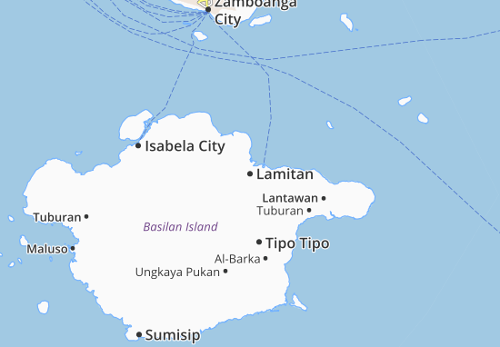 Lamitan Map