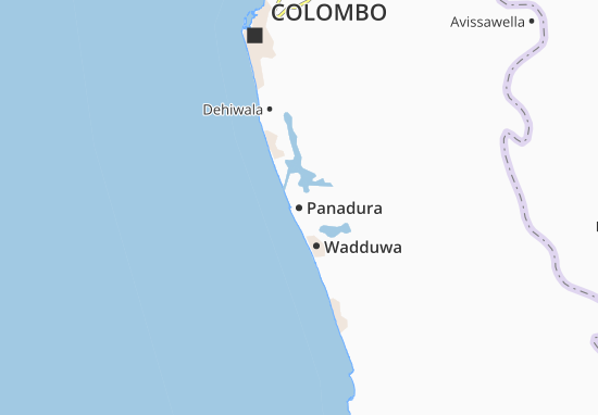 Panadura Map