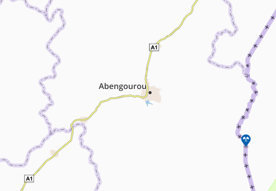Adounikro Map