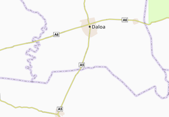 Dagbaboua Map