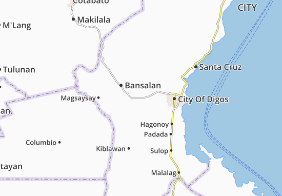 Kaart Plattegrond Matanao