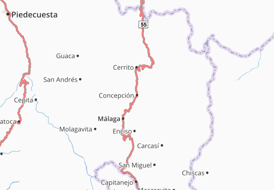 Kaart Plattegrond Concepción