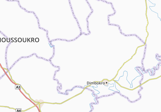 Faafoué Ettienkro Map