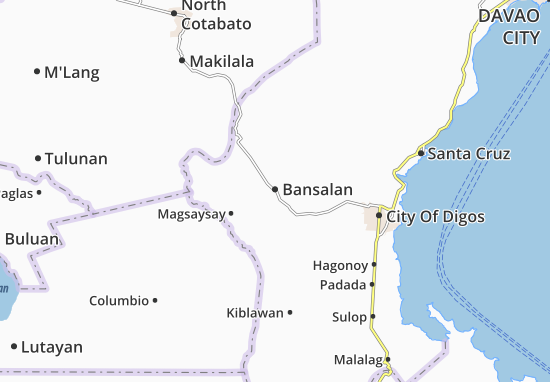 Kaart Plattegrond Bansalan