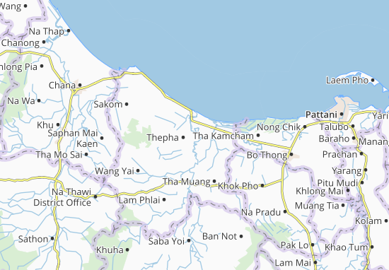 Karte Stadtplan Thepha