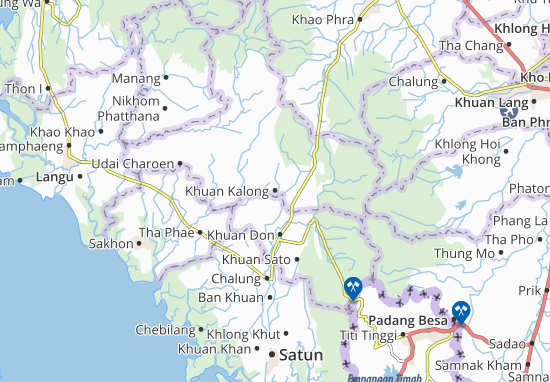 Kaart Plattegrond Khuan Kalong