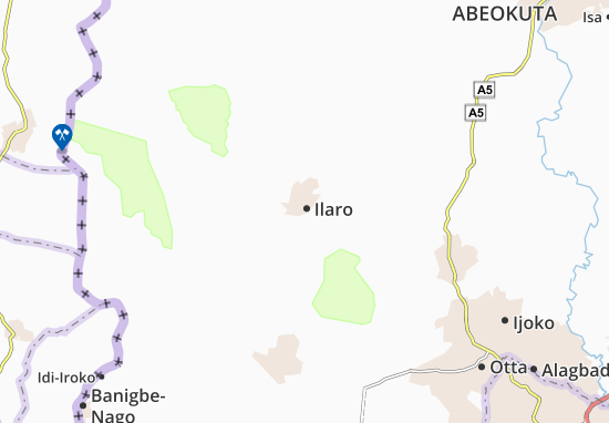 Karte Stadtplan Ilaro
