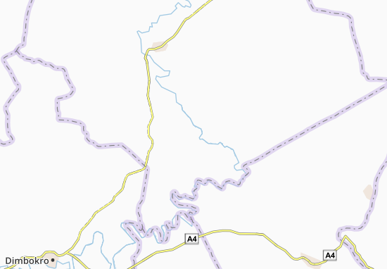 Tioumoukro Map