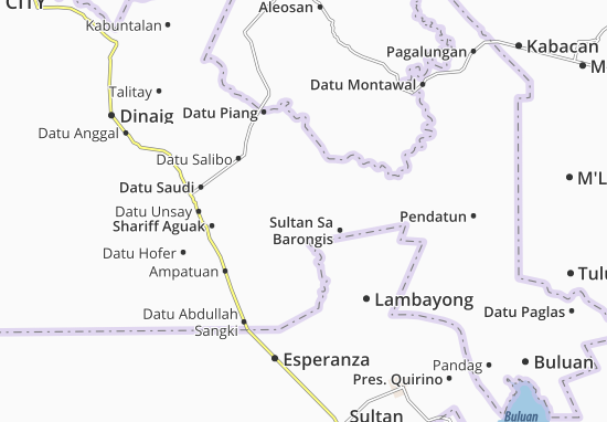 Rajah Buayan Map